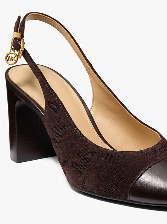 Piper Flex Suede Slingback Pump michael kors piper flex suede slingback pump