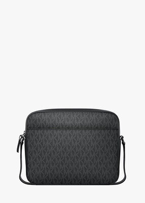 michael kors jet set signature logo crossbody bag