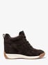 Nikko S2 Suede Wedge Trainer michael kors nikko s2 suede wedge trainer