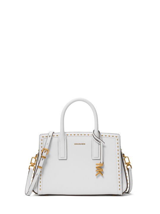 michael kors حقيبة ليلى الصغيرة الجلدية المرصعة
