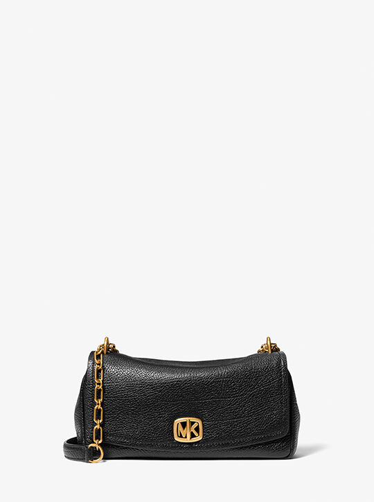 michael kors bryant small textured leather convertible shoulder bag