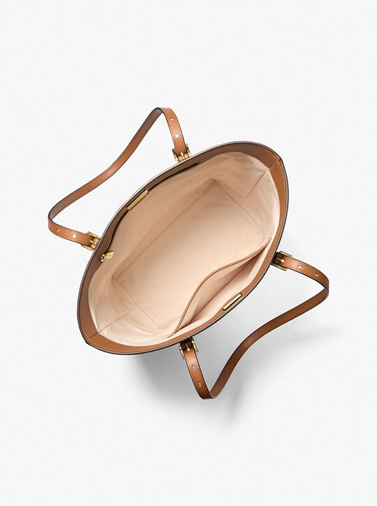 michael kors quinn large signature logo tote bag