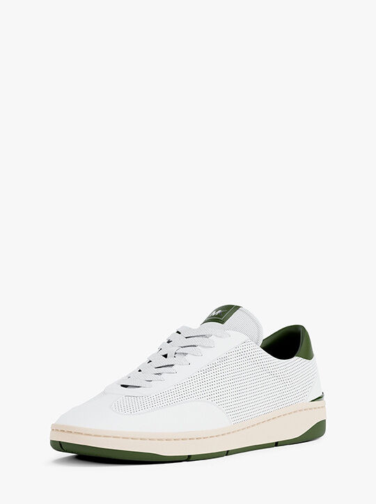 Wilton Perforated Leather Sneaker michael kors wilton perforated leather sneaker