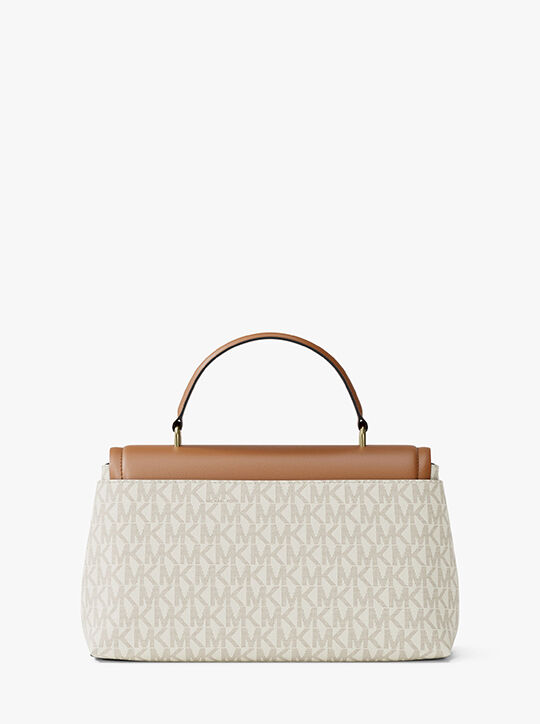 Tribeca Medium Signature Logo Satchel michael kors tribeca medium signature logo satchel