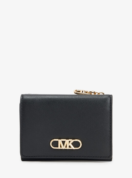 michael kors parker medium leather tri fold wallet