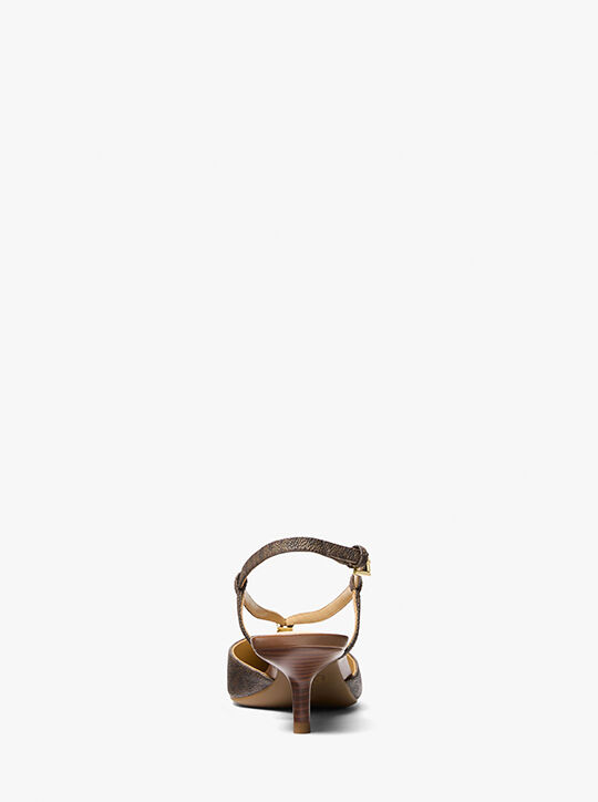 Cherie Signature Logo Pump michael kors cherie signature logo pump