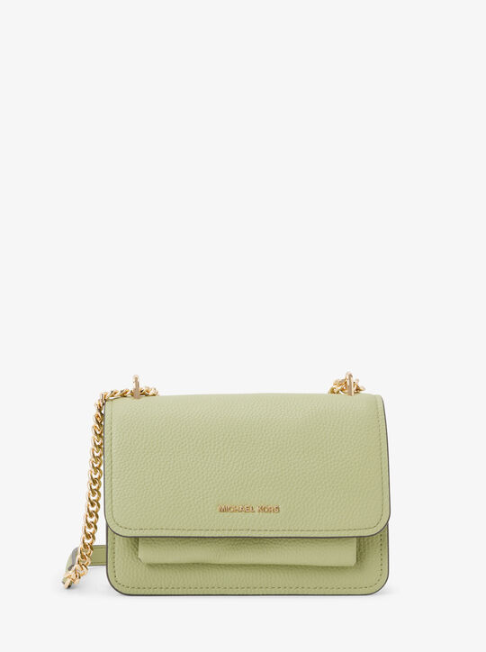 michael kors claire small pebbled leather convertible shoulder bag