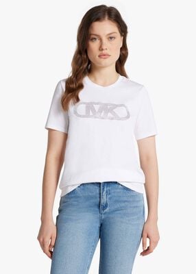 Embellished Empire Logo Organic Cotton T-Shirt