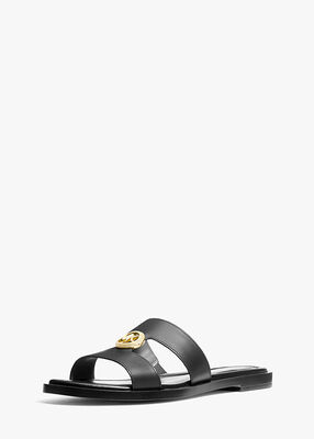 michael kors erin leather sandal