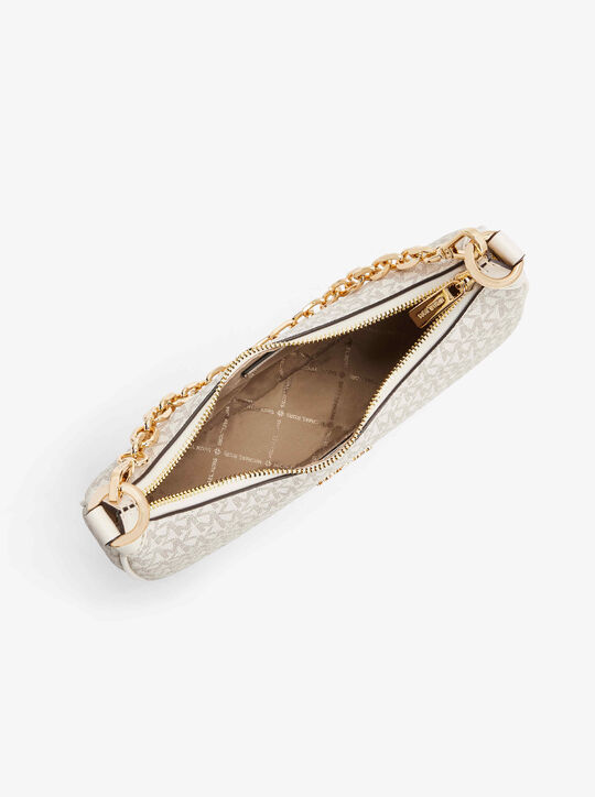 michael kors cora large signature logo shoulder bag