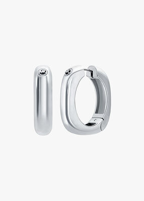 michael kors soft square hoop earrings