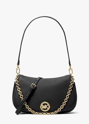 michael kors nolita medium pebbled leather convertible shoulder bag