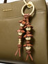 michael kors embellished floral bag charm