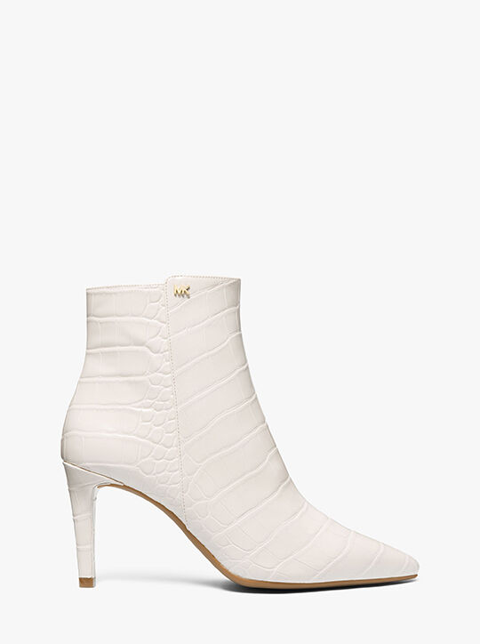Dorothy Flex Crocodile Embossed Faux Leather Ankle Boot michael kors dorothy flex crocodile embossed faux leather ankle boot