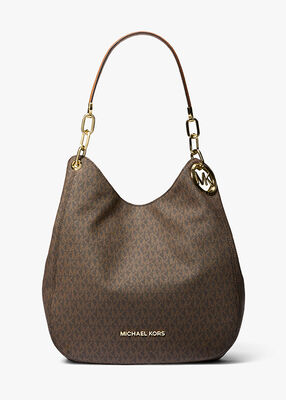 michael kors lillie large logo shoulder bag