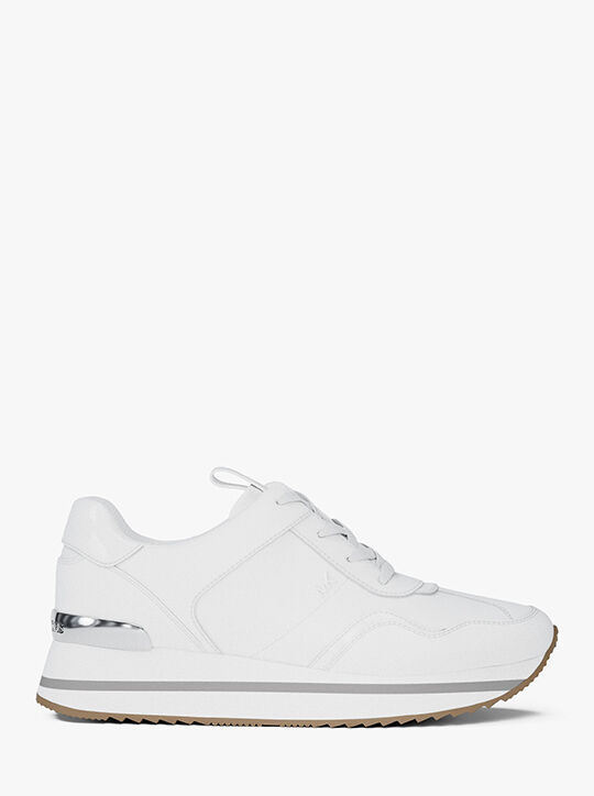 michael kors raina leather trainer