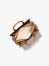michael kors laila small signature logo satchel
