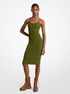 Ribbed Stretch Knit Midi Tank Dress michael kors ribbed stretch knit midi tank dress