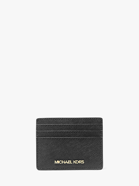 michael kors jet set large saffiano leather card case