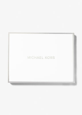 michael kors small signature logo wallet