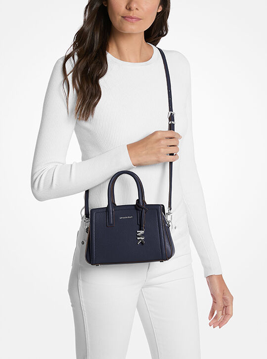 michael kors laila extra small leather crossbody bag