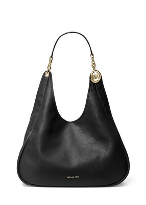 michael kors ellie large pebbled leather shoulder bag