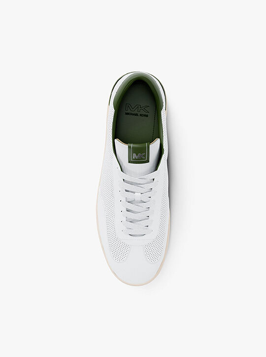 Wilton Perforated Leather Sneaker michael kors wilton perforated leather sneaker