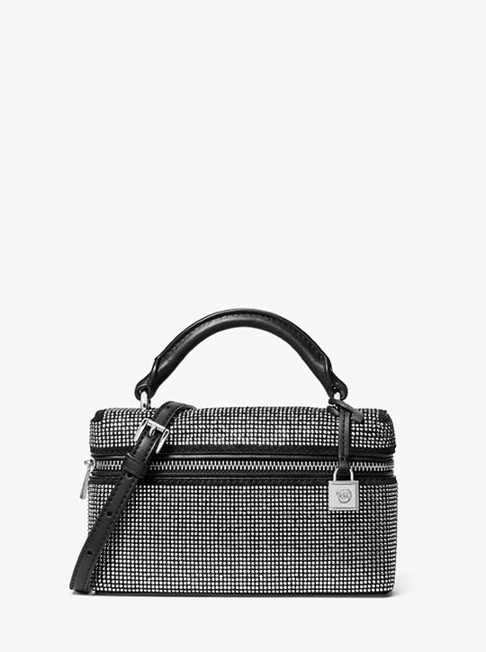 Jana Extra-Small Embellished Suede Convertible Crossbody Bag michael kors jana extra small embellished suede convertible crossbody bag