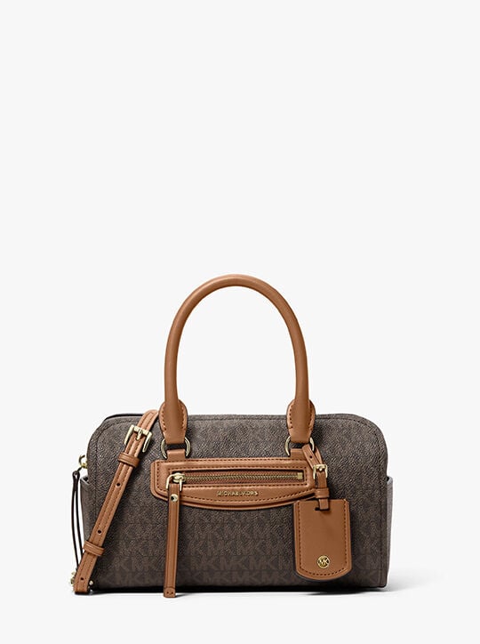 Jet Set Travel Extra-Small Signature Logo Duffel Crossbody Bag michael kors jet set travel extra small signature logo duffel crossbody bag