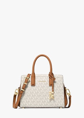 michael kors laila extra small signature logo crossbody bag