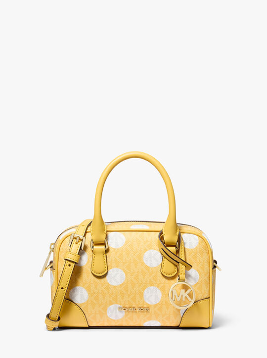 Thompson Extra-Small Polka Dot Signature Logo Satchel michael kors thompson extra small polka dot signature logo satchel