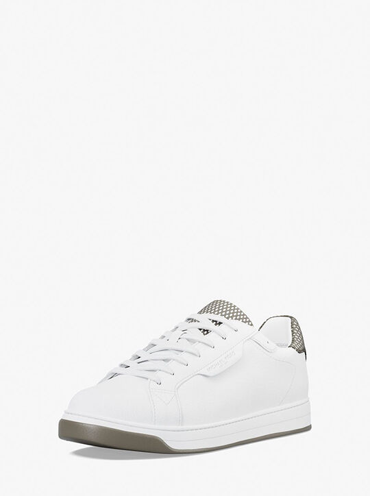 michael kors keating leather sneaker