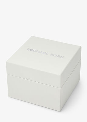 michael kors lennox his and hers pav  two tone watch set