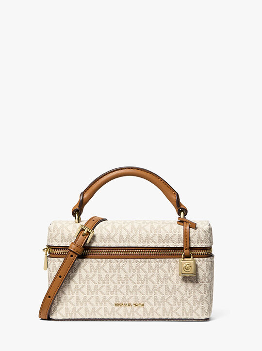 حقيبة جانا كروس بودي صغيرة قابلة للتحويل بشعار الماركة michael kors حقيبة جانا كروس بودي صغيرة قابلة للتحويل بشعار الماركة