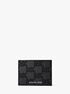 Hudson Logo Embossed Leather Billfold Wallet and Passcase michael kors hudson logo embossed leather billfold wallet and passcase