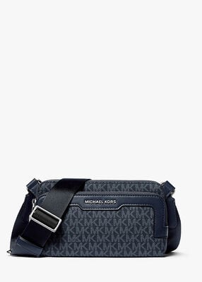 michael kors حقيبة كروس هدسون بشعار الماركة