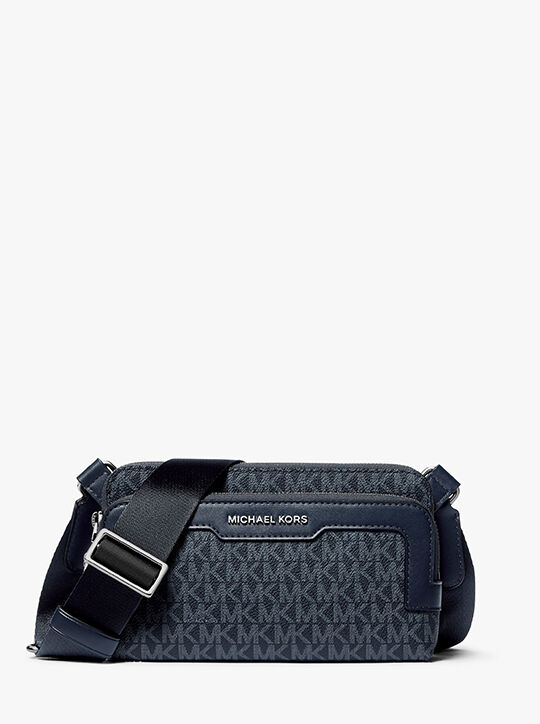 michael kors hudson signature logo crossbody bag