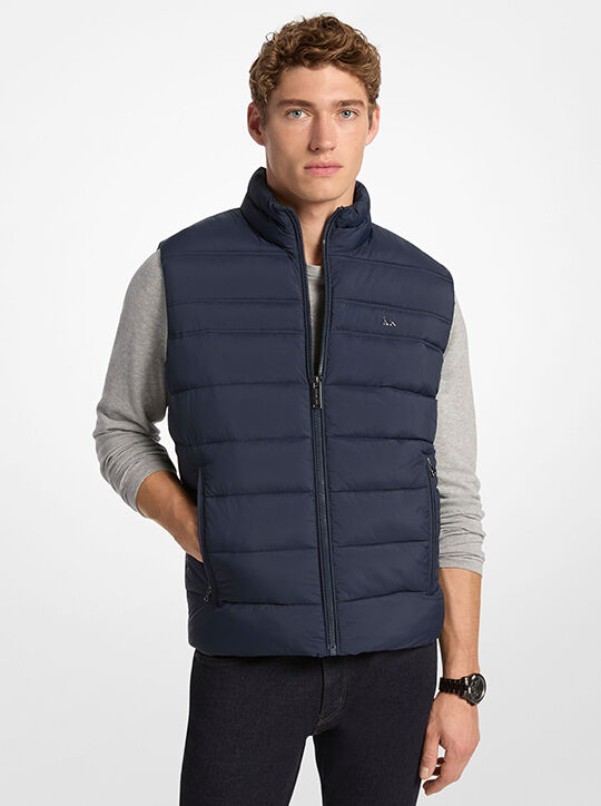 michael kors glendale quilted nylon vest