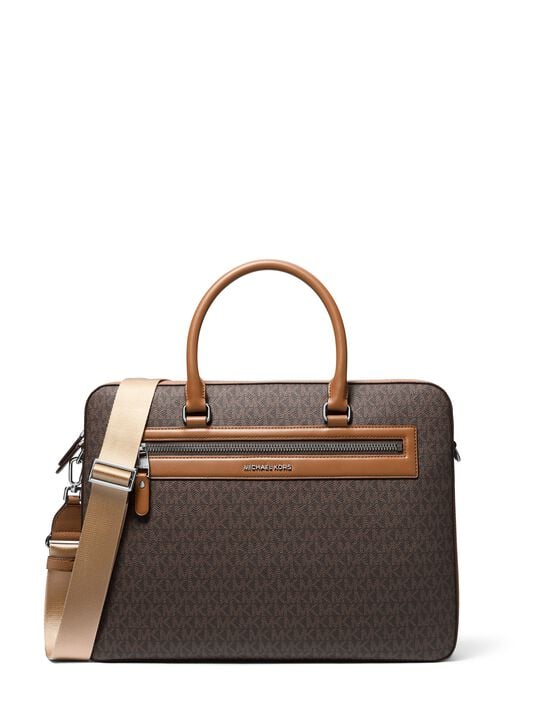 Jet Set Signature Logo Briefcase michael kors jet set signature logo briefcase