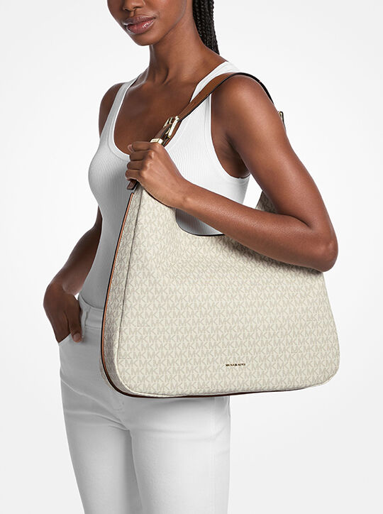 Nolita Large Signature Logo Shoulder Bag michael kors nolita large signature logo shoulder bag