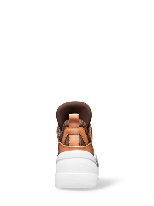 Olympia Signature Logo Trainer michael kors olympia signature logo trainer