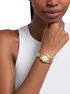 michael kors lexington brushed gold tone watch gift set
