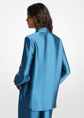 michael kors قميص ساتان mk2000