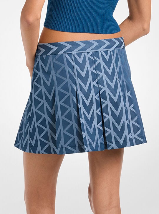 michael kors تنورة قصيرة مطوية mk2000