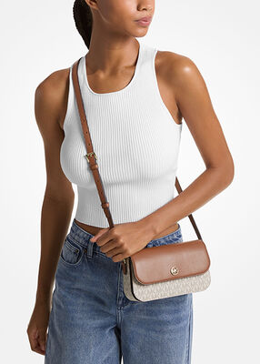 michael kors jet set travel small logo crossbody bag