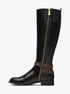 Reed Faux Leather and Logo Boot michael kors reed faux leather and logo boot