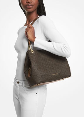 michael kors حقيبة تسوق كبيرة بشعار كينسينغتون المميز