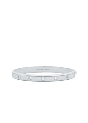 michael kors cubic zirconia logo bangle