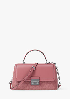 michael kors tribeca extra small signature logo satchel
