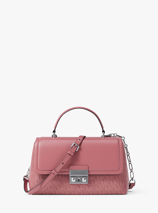 michael kors حقيبة تريبيكا صغيرة جدًا بشعار الماركة